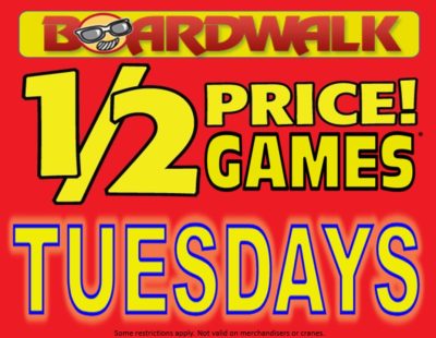 Bwk half price games Tuesday